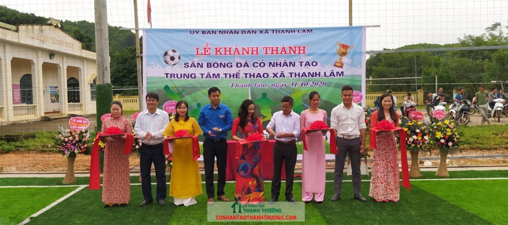 Cung cấp và thi công cỏ nhân tạo sân bóng tại Ba Chẽ Quảng Ninh